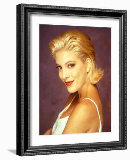 TORI SPELLING. "Beverly Hills, 90210" [1990].-null-Framed Photographic Print