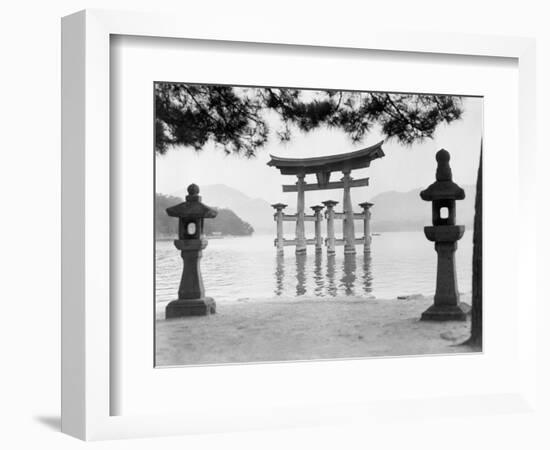 Torii Gate in Water-null-Framed Photographic Print