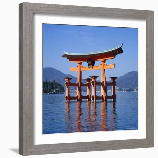 Torii Gate Shrine, (Itsukushima-Jingu Miya Jima), Japan-Christopher Rennie-Framed Photographic Print