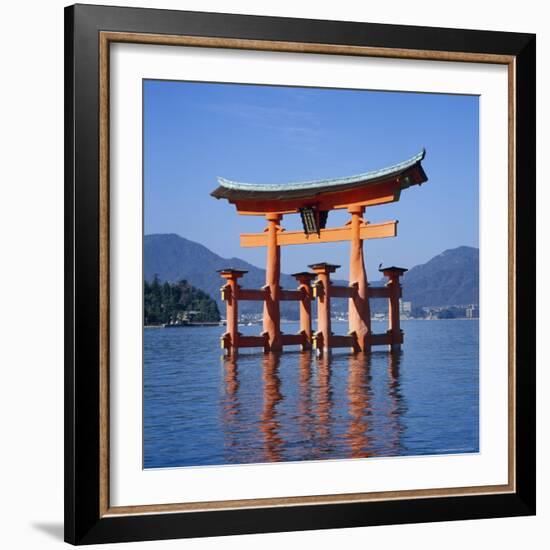 Torii Gate Shrine, (Itsukushima-Jingu Miya Jima), Japan-Christopher Rennie-Framed Photographic Print