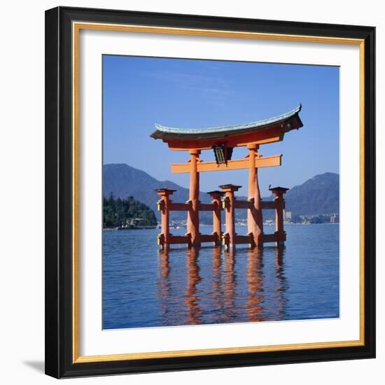 Torii Gate Shrine, (Itsukushima-Jingu Miya Jima), Japan-Christopher Rennie-Framed Photographic Print
