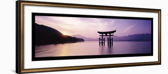 Torii, Itsukushima Shinto Shrine, Honshu, Japan-James Montgomery Flagg-Framed Art Print