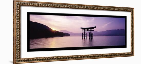 Torii, Itsukushima Shinto Shrine, Honshu, Japan-James Montgomery Flagg-Framed Art Print