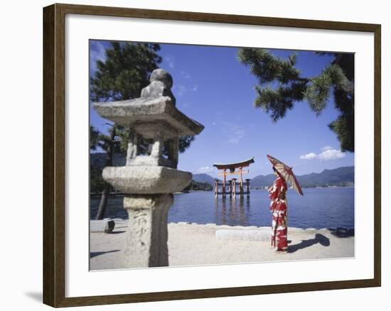 Torii Itsukushima Shrine, Miyajima Island, Japan-null-Framed Photographic Print