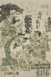 Susano-O No Mikoto Killing the Eight-Headed Dragon, 1748-Torii Kiyomasu II-Mounted Giclee Print