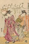 Chojiya Uchi Chozan, the Courtesan Chozan of Chojiya,1783-Torii Kiyonaga-Giclee Print
