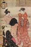 The Bathhouse Women, 1790S-Torii Kiyonaga-Framed Giclee Print