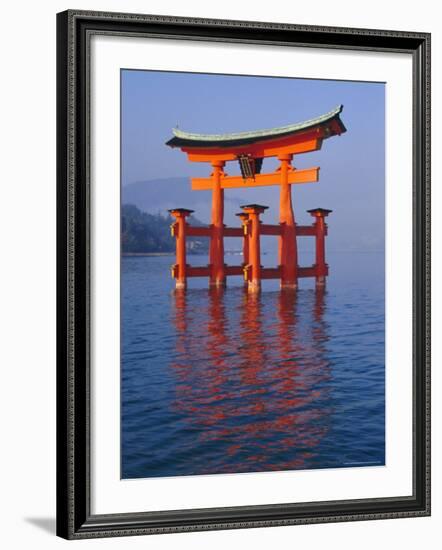 Torii, Miya Jima (Itsuku-Shima) Island, Japan-Charles Bowman-Framed Photographic Print