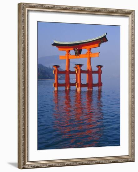 Torii, Miya Jima (Itsuku-Shima) Island, Japan-Charles Bowman-Framed Photographic Print