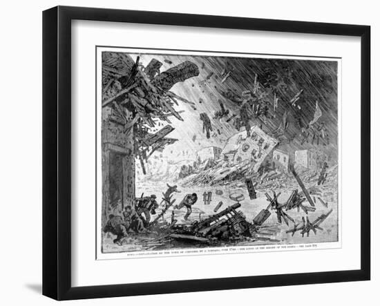 Tornado in Iowa-null-Framed Giclee Print