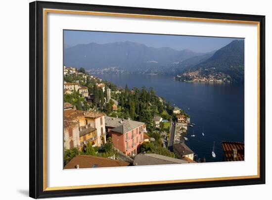 Torno from Moltrasio, Lake Como, Lombardy, Italian Lakes, Italy, Europe-Charles Bowman-Framed Photographic Print