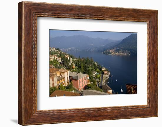 Torno from Moltrasio, Lake Como, Lombardy, Italian Lakes, Italy, Europe-Charles Bowman-Framed Photographic Print