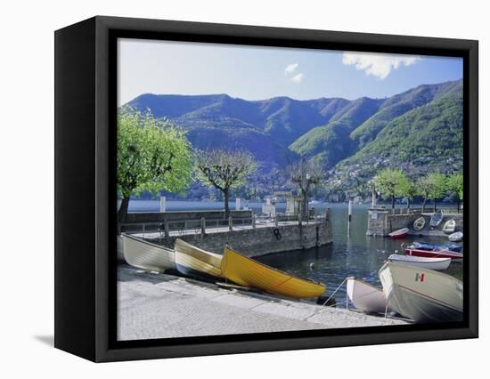 Torno, Lago Di Como (Lake Como), Lombardia (Lombardy), Italy-Sheila Terry-Framed Premier Image Canvas