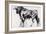 Toro Azul, Study-Mark Adlington-Framed Giclee Print