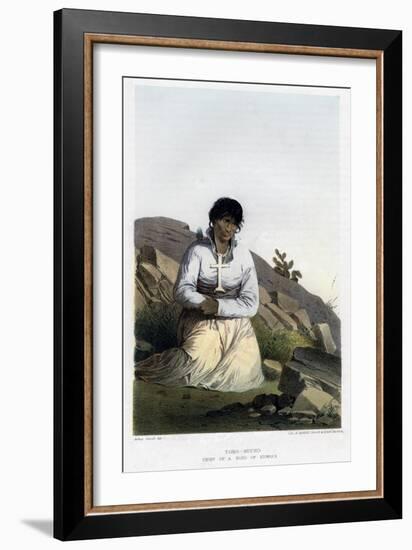 Toro-Mucho, Chief of a Band of Kioways, 1856-John Mix Stanley-Framed Giclee Print