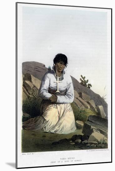 Toro-Mucho, Chief of a Band of Kioways, 1856-John Mix Stanley-Mounted Giclee Print