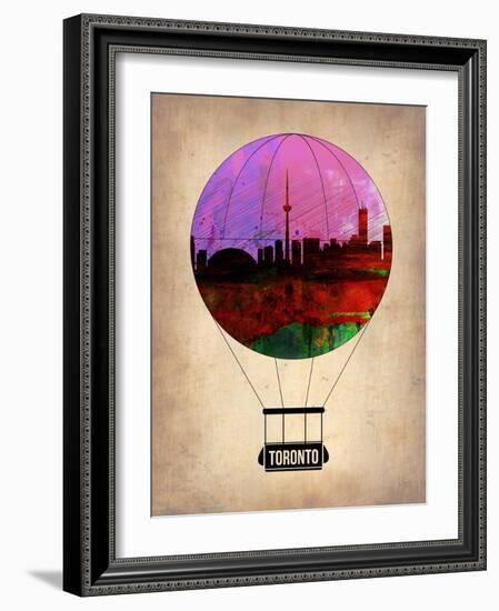 Toronto Air Balloon-NaxArt-Framed Art Print