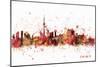 Toronto Canada Skyline-Michael Tompsett-Mounted Art Print