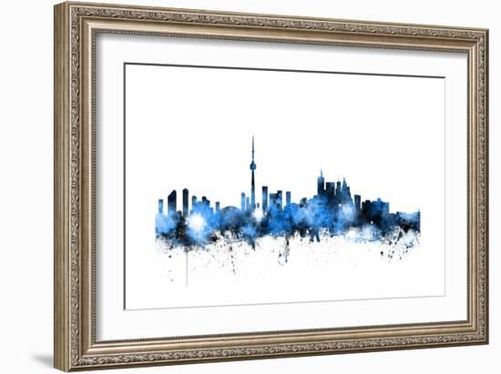 Toronto Canada Skyline-Michael Tompsett-Framed Art Print