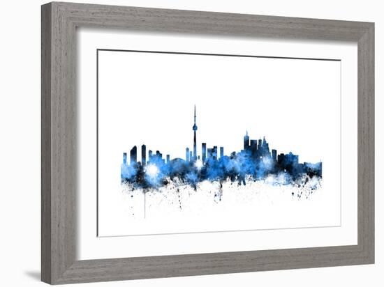 Toronto Canada Skyline-Michael Tompsett-Framed Art Print