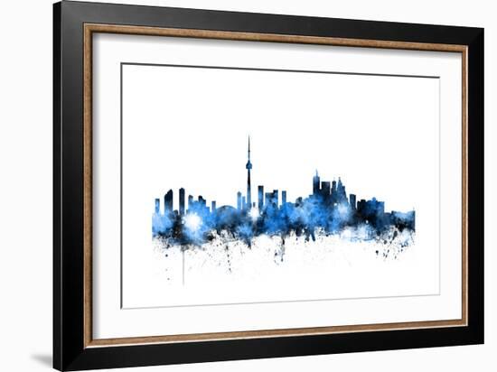 Toronto Canada Skyline-Michael Tompsett-Framed Art Print