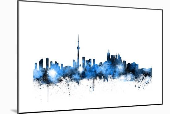 Toronto Canada Skyline-Michael Tompsett-Mounted Art Print