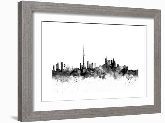 Toronto Canada Skyline-Michael Tompsett-Framed Art Print