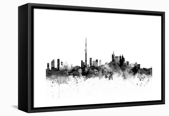 Toronto Canada Skyline-Michael Tompsett-Framed Stretched Canvas