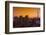 Toronto. City at Dusk with Cn Tower-Mike Grandmaison-Framed Photographic Print