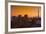 Toronto. City at Dusk with Cn Tower-Mike Grandmaison-Framed Photographic Print