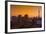 Toronto. City at Dusk with Cn Tower-Mike Grandmaison-Framed Photographic Print