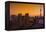 Toronto. City at Dusk with Cn Tower-Mike Grandmaison-Framed Premier Image Canvas