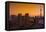 Toronto. City at Dusk with Cn Tower-Mike Grandmaison-Framed Premier Image Canvas