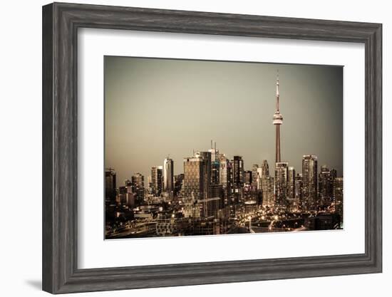 Toronto Downtown-null-Framed Art Print