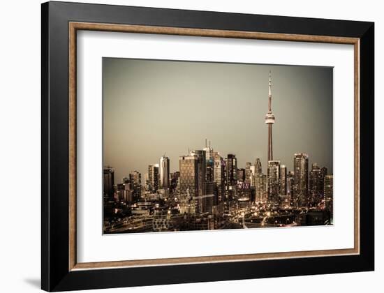 Toronto Downtown-null-Framed Art Print