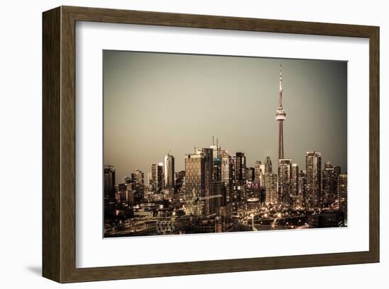 Toronto Downtown-null-Framed Art Print