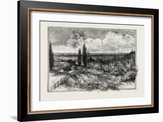 Toronto, from Kingston Road, Canada, Nineteenth Century-null-Framed Giclee Print