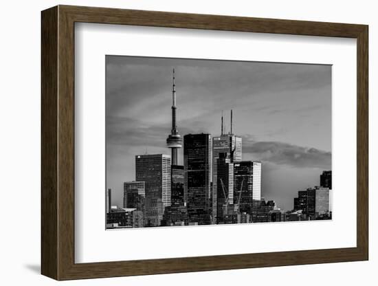 Toronto Skyline at Dusk-Brad Smith-Framed Photographic Print