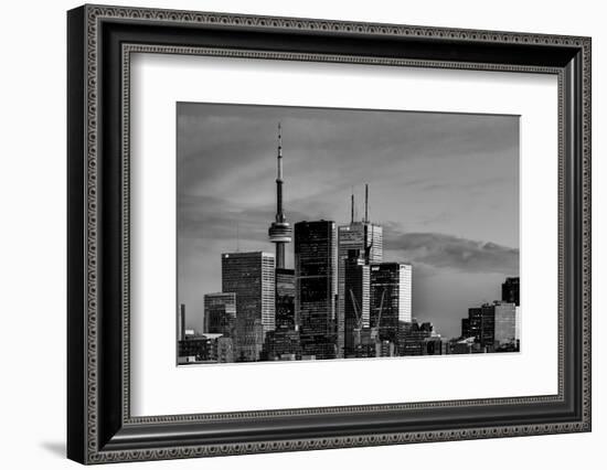 Toronto Skyline at Dusk-Brad Smith-Framed Photographic Print