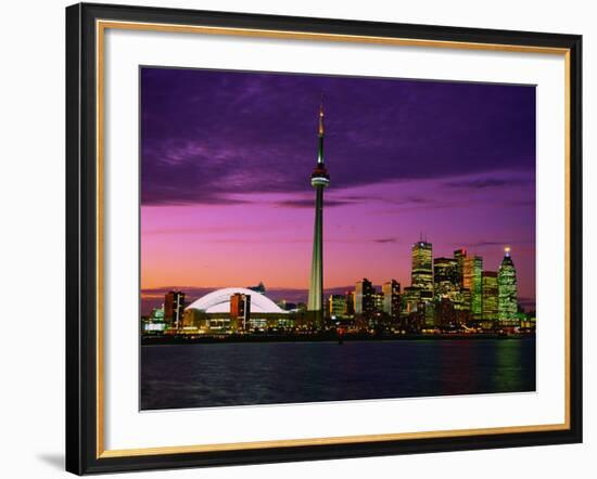 Toronto Skyline at Night, Canada-Jim Schwabel-Framed Photographic Print