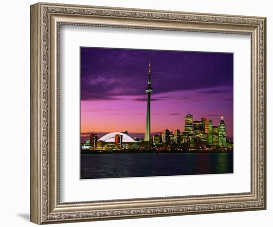 Toronto Skyline at Night, Canada-Jim Schwabel-Framed Photographic Print