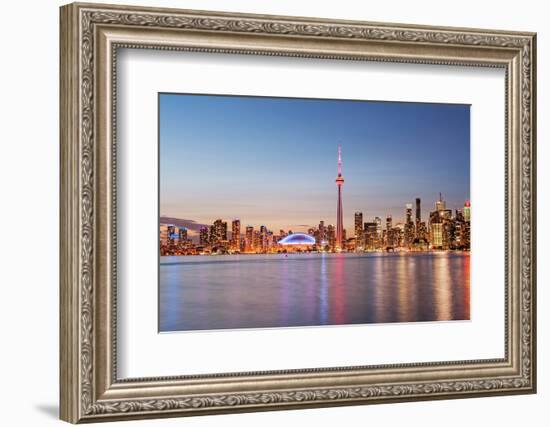 Toronto Skyline at Sunset from Toronto Islands-Brad Smith-Framed Photographic Print