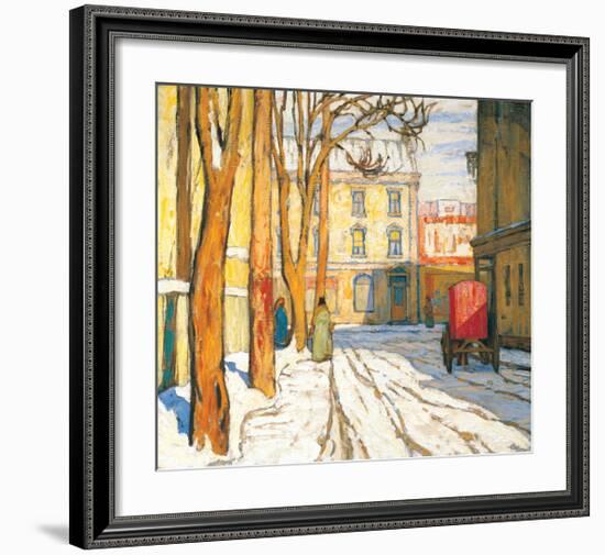 Toronto Street, Winter Morning-Lawren S^ Harris-Framed Premium Giclee Print