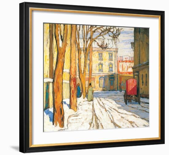 Toronto Street, Winter Morning-Lawren S^ Harris-Framed Premium Giclee Print