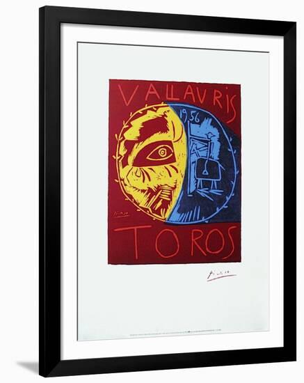 Toros Vallauris-Pablo Picasso-Framed Serigraph