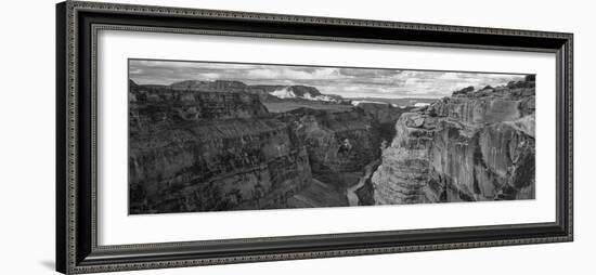 Toroweap Point, Grand Canyon, Arizona, USA BW, Black and White [TEMP]-Panoramic Images-Framed Premium Photographic Print