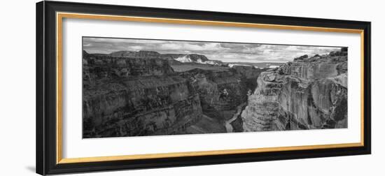 Toroweap Point, Grand Canyon, Arizona, USA BW, Black and White [TEMP]-Panoramic Images-Framed Premium Photographic Print