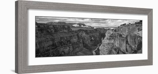 Toroweap Point, Grand Canyon, Arizona, USA BW, Black and White [TEMP]-Panoramic Images-Framed Photographic Print