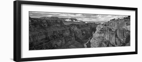 Toroweap Point, Grand Canyon, Arizona, USA BW, Black and White [TEMP]-Panoramic Images-Framed Photographic Print