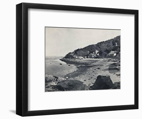 'Torquay - The Beach, Babbicombe', 1895-Unknown-Framed Photographic Print